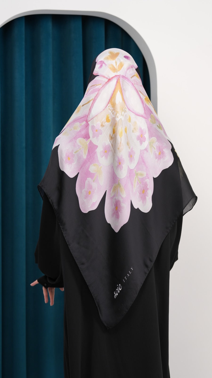 Italy silk scarf ITJ6