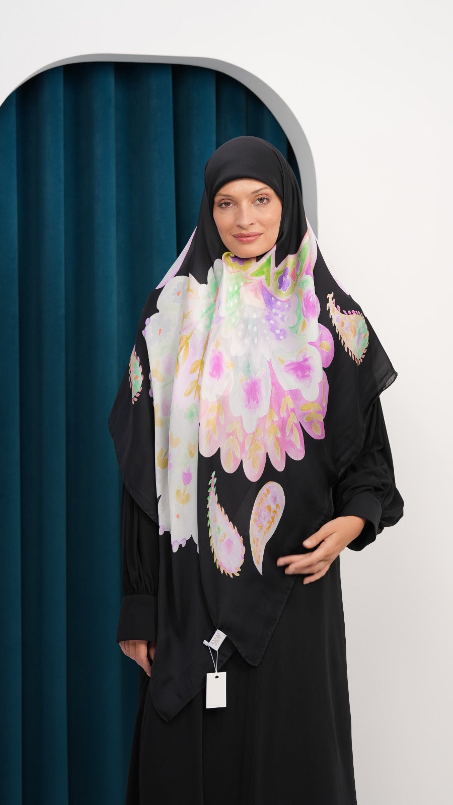 Italy silk scarf ITJ2