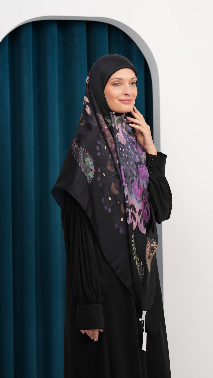 Italy silk scarf ITJ5