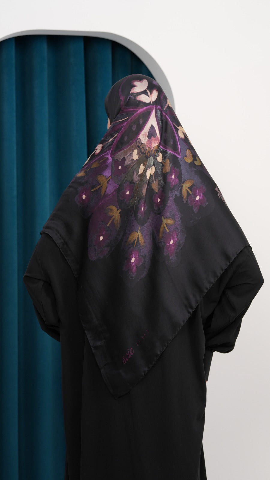 Italy silk scarf ITJ5