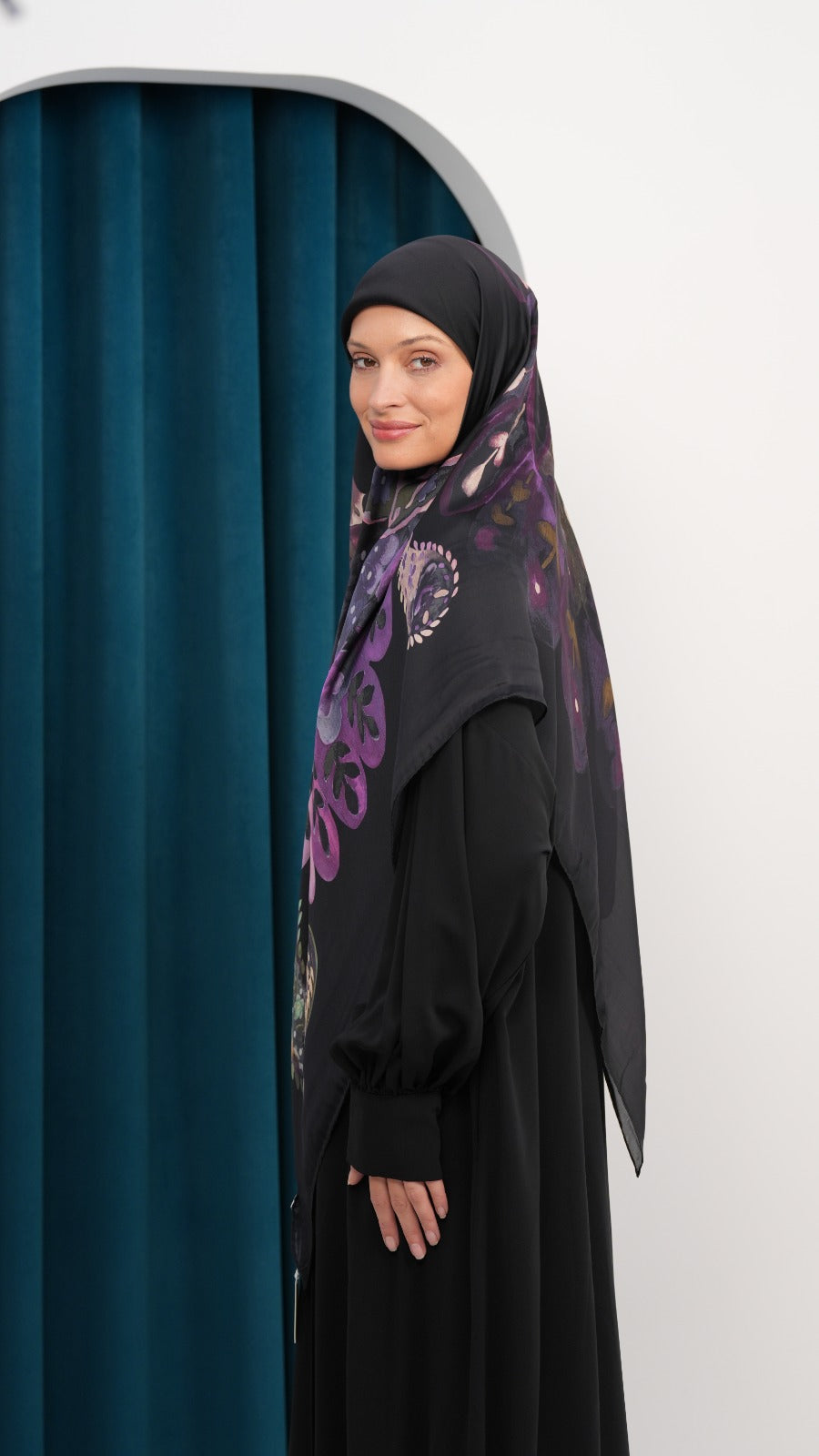 Italy silk scarf ITJ5