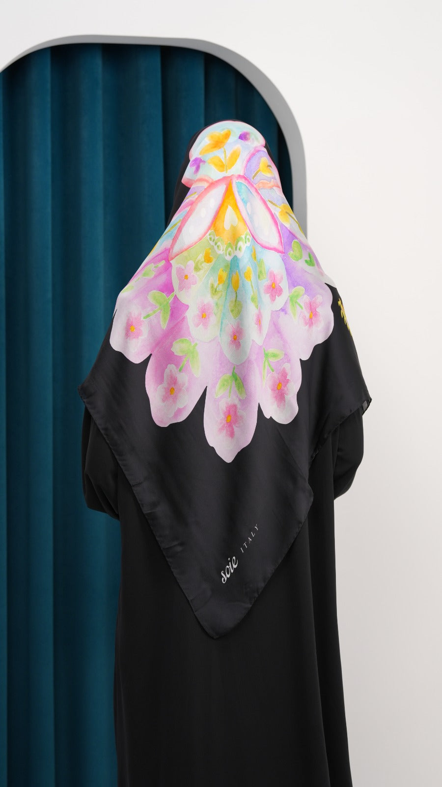 Italy silk scarf ITJ1