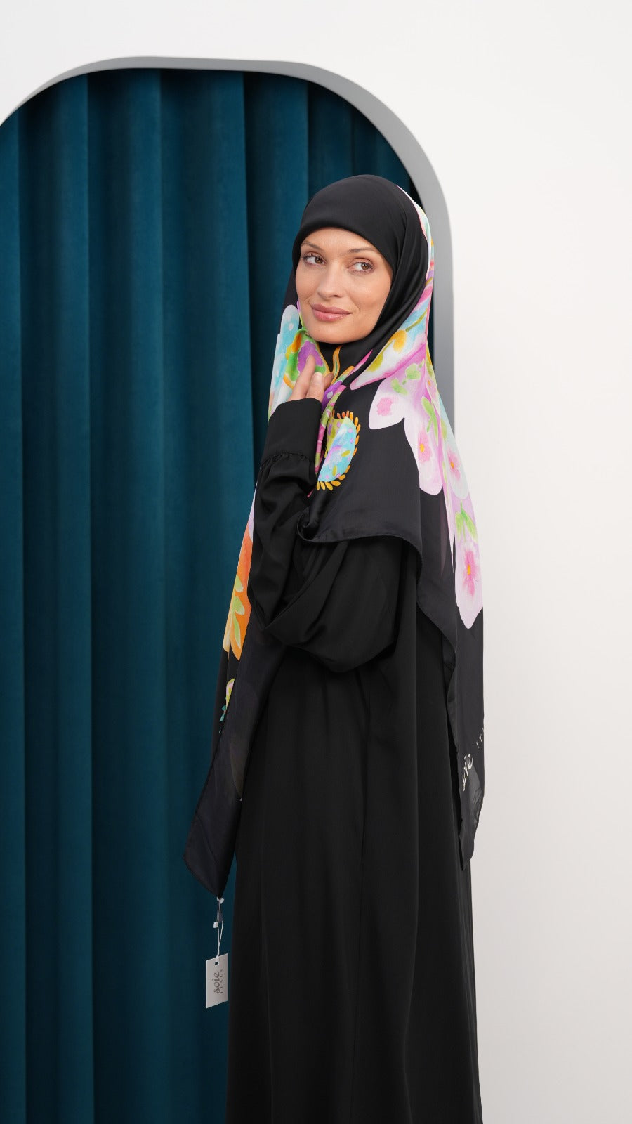 Italy silk scarf ITJ1