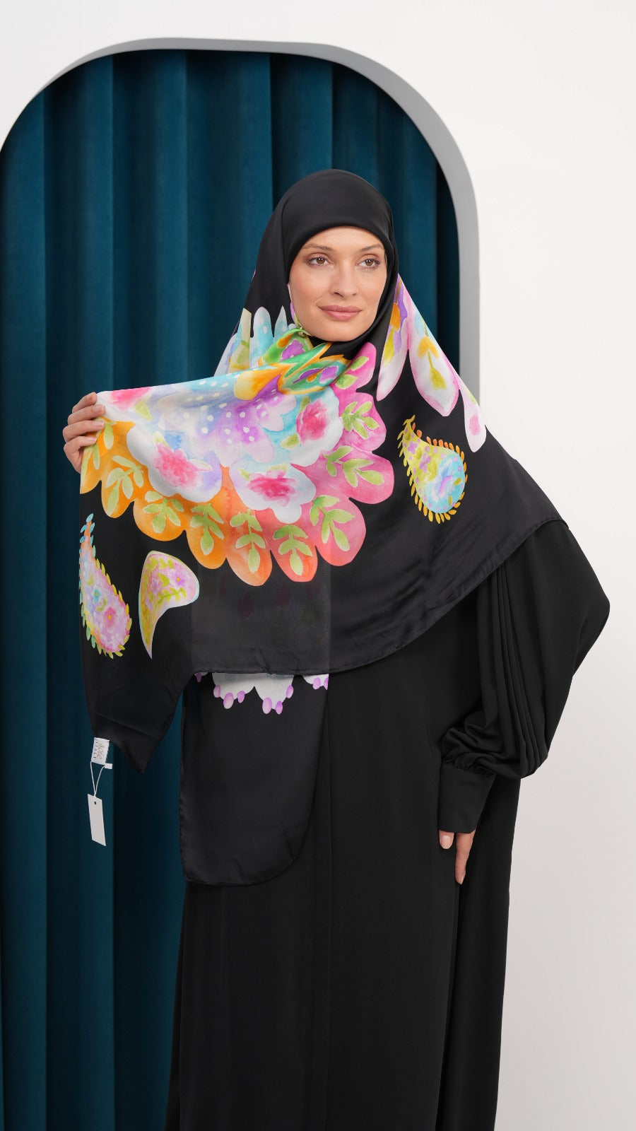 Italy silk scarf ITJ1