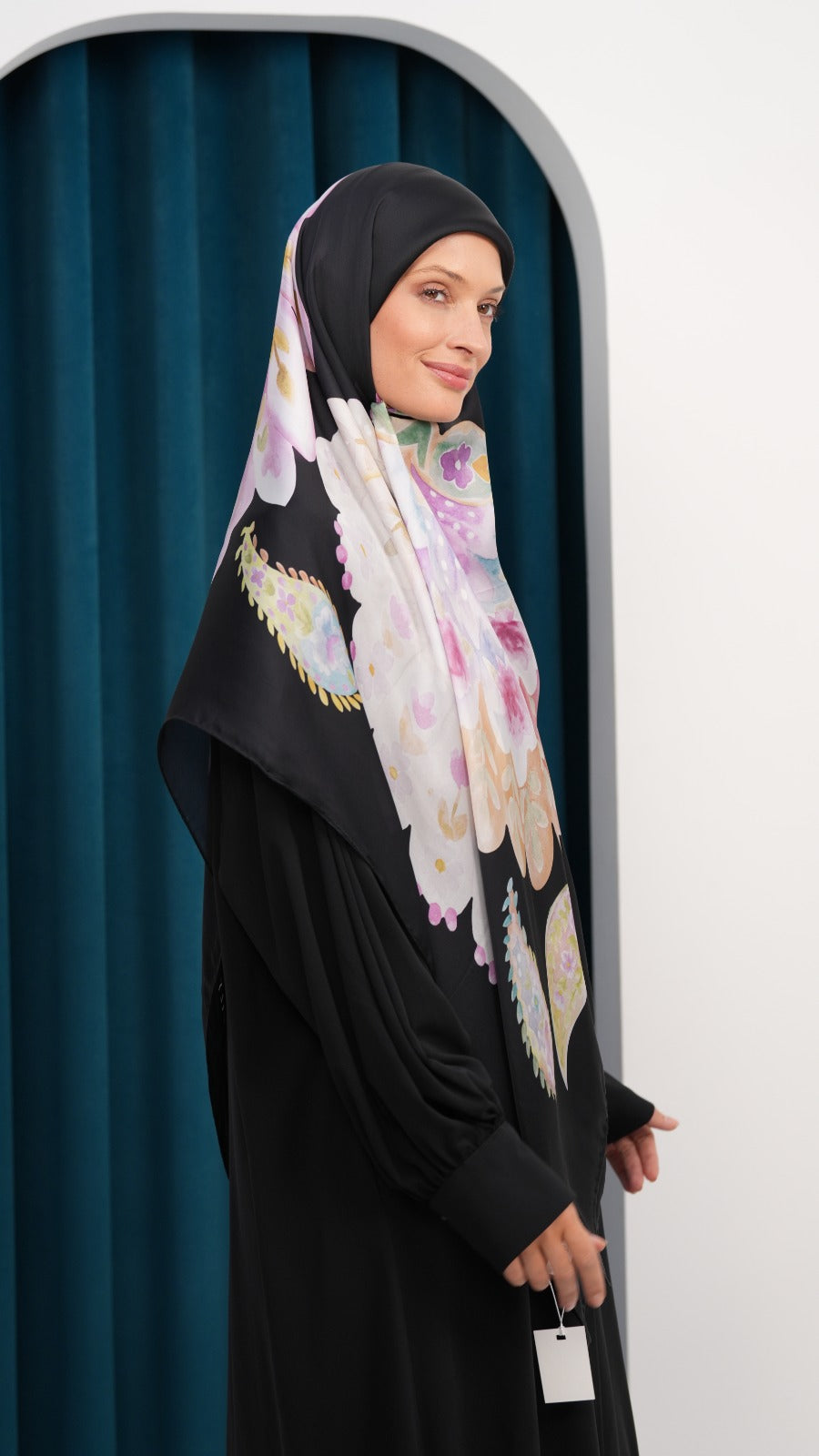 Italy silk scarf ITJ6