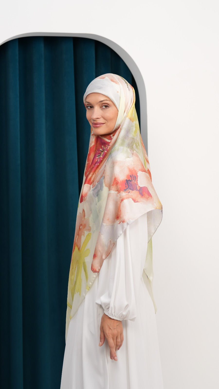 Italy silk scarf ITH2