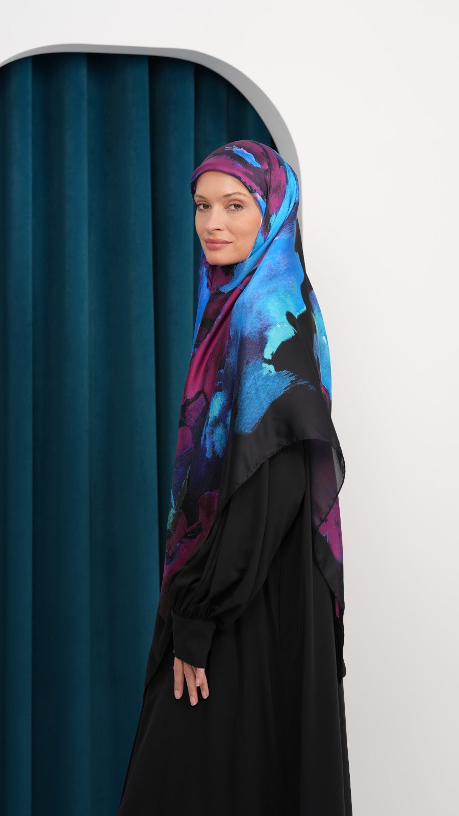 Italy silk scarf ITH4