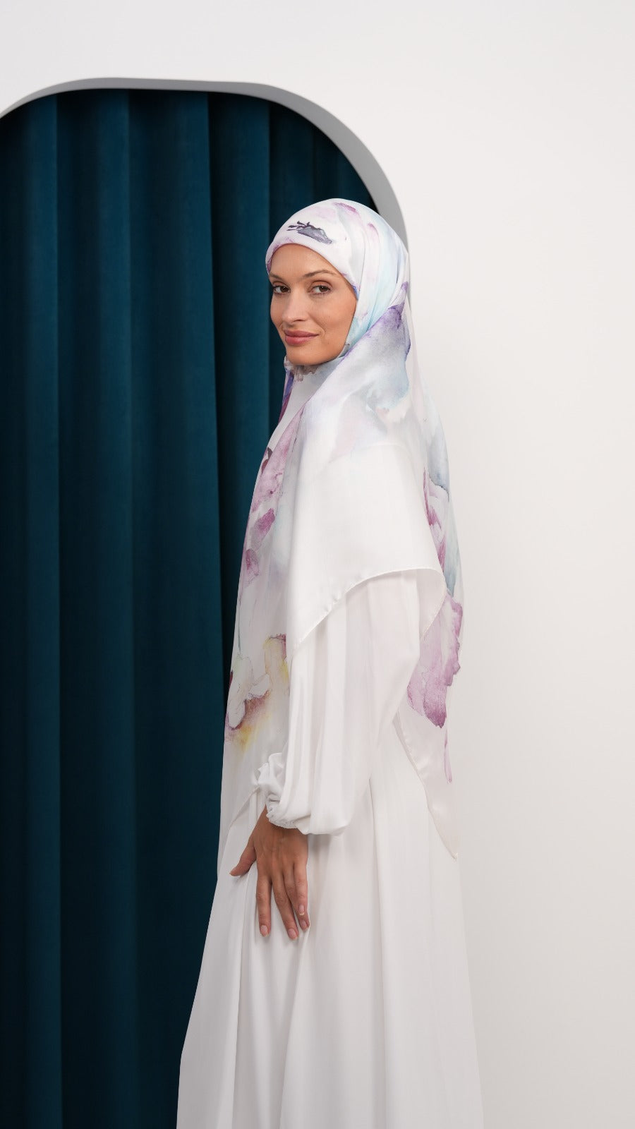 Italy silk scarf ITH1