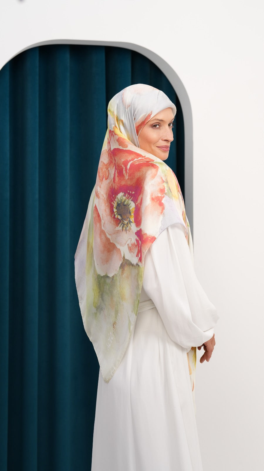 Italy silk scarf ITH2