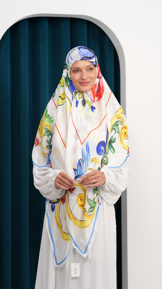 Italy silk scarf ITC3