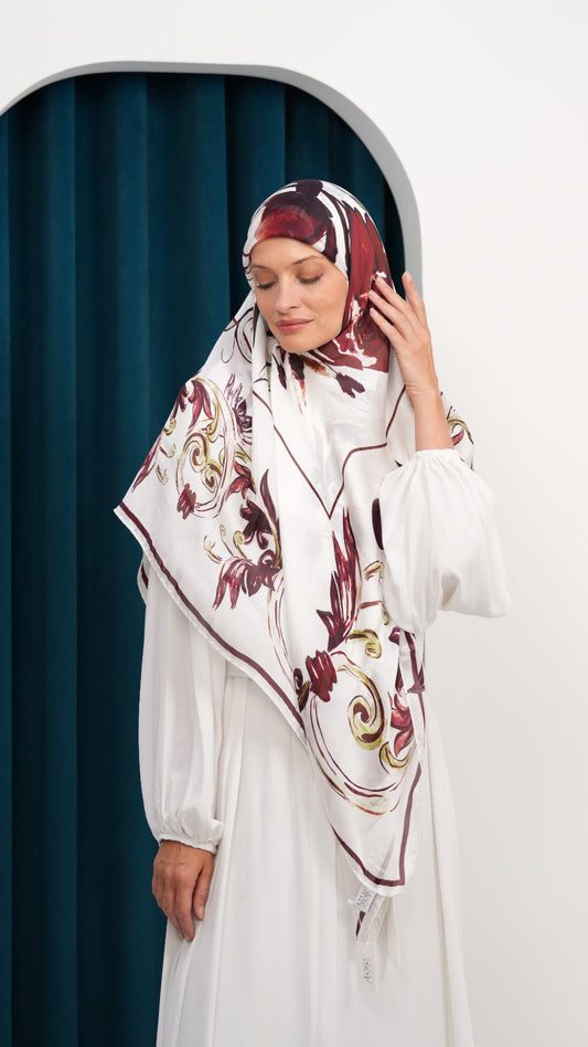 Italy silk scarf ITC5