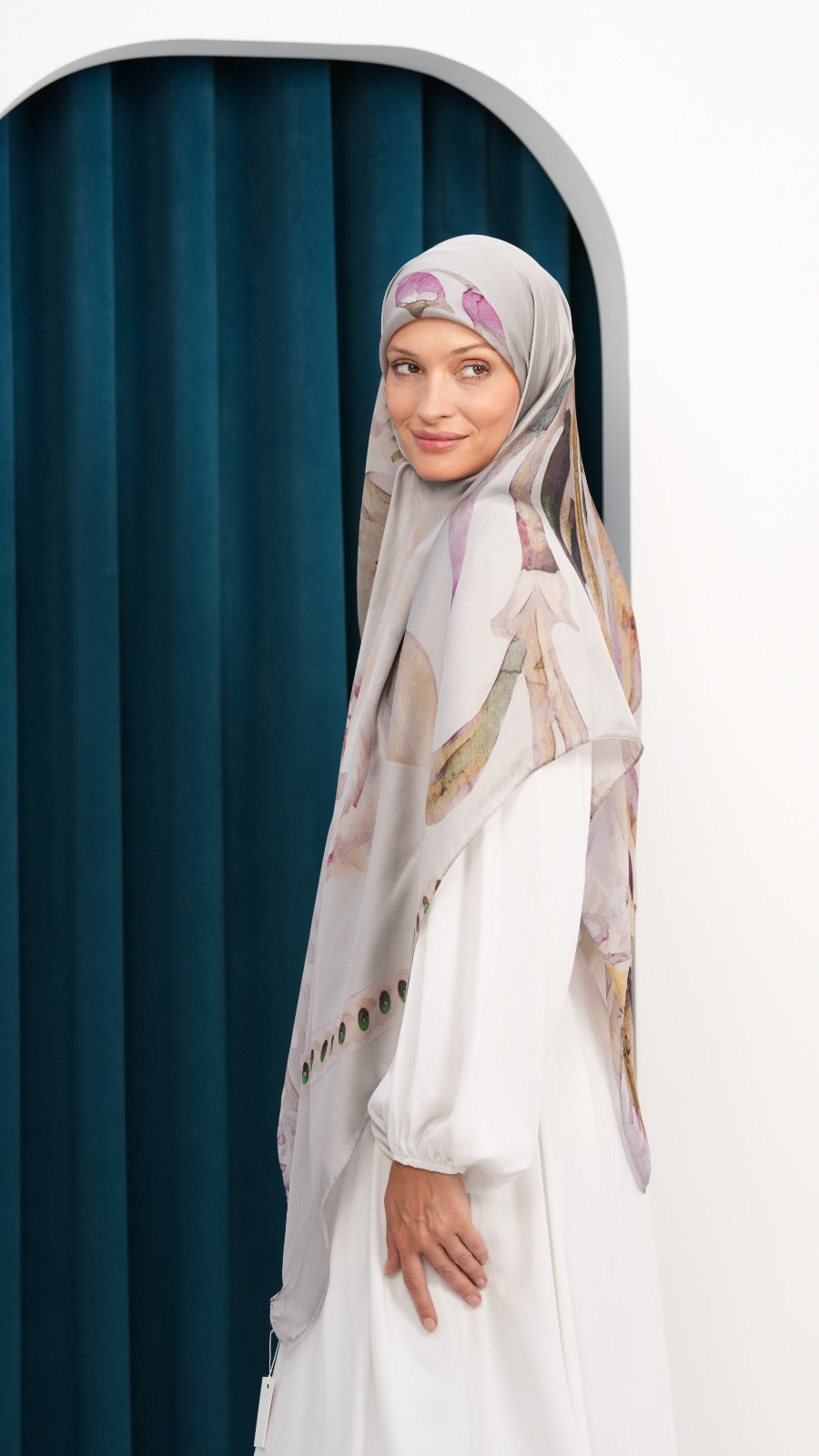 Italy silk scarf ITB1