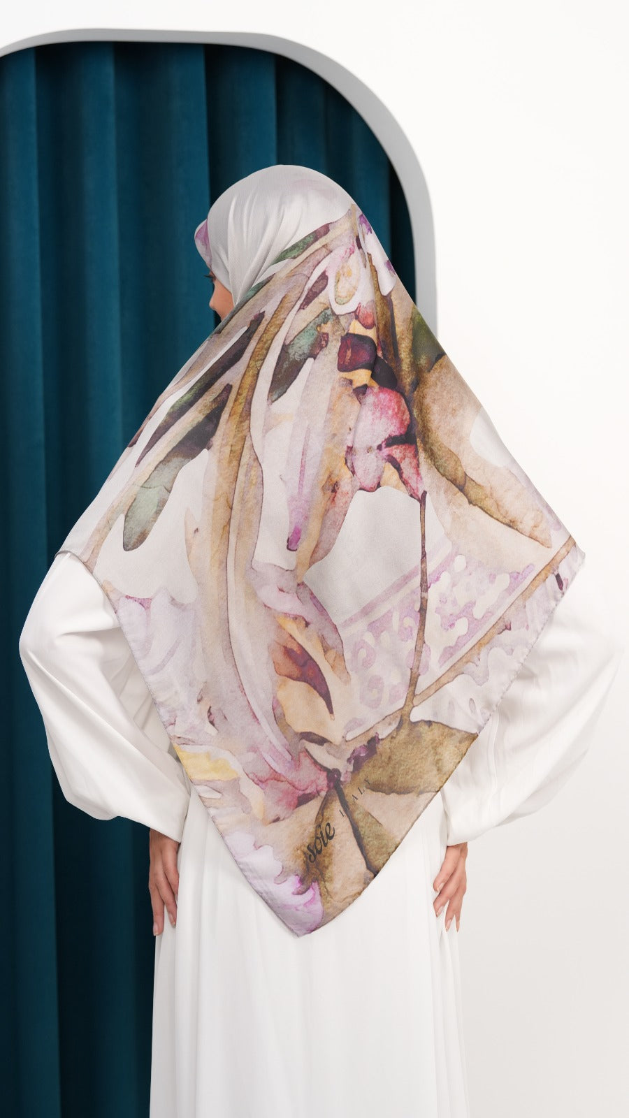 Italy silk scarf ITB1