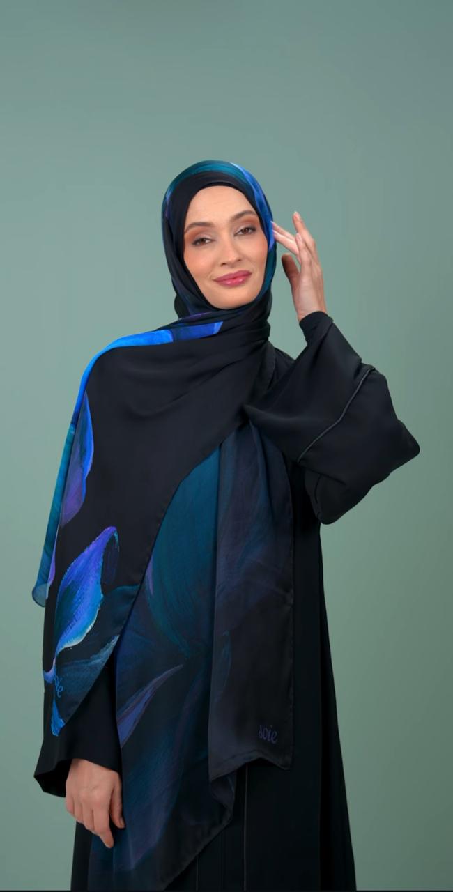 silk turkish shawl KJ1