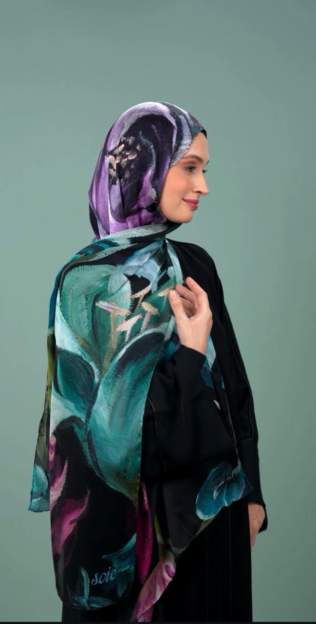 silk turkish shawl KL6