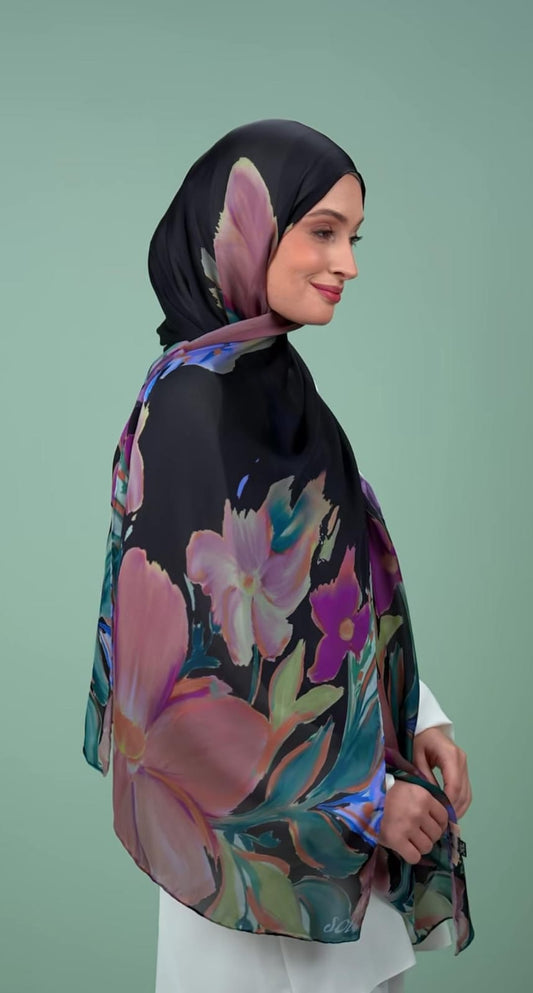 Autum bloom shawl HJ5