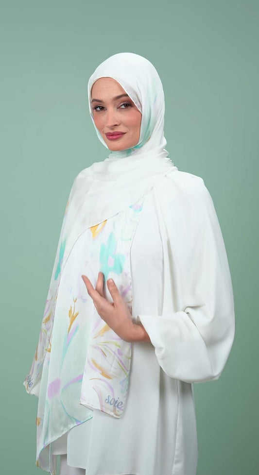 Autum bloom shawl HJ6