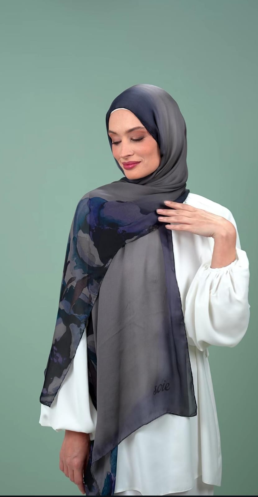 silk turkish shawl IJ1