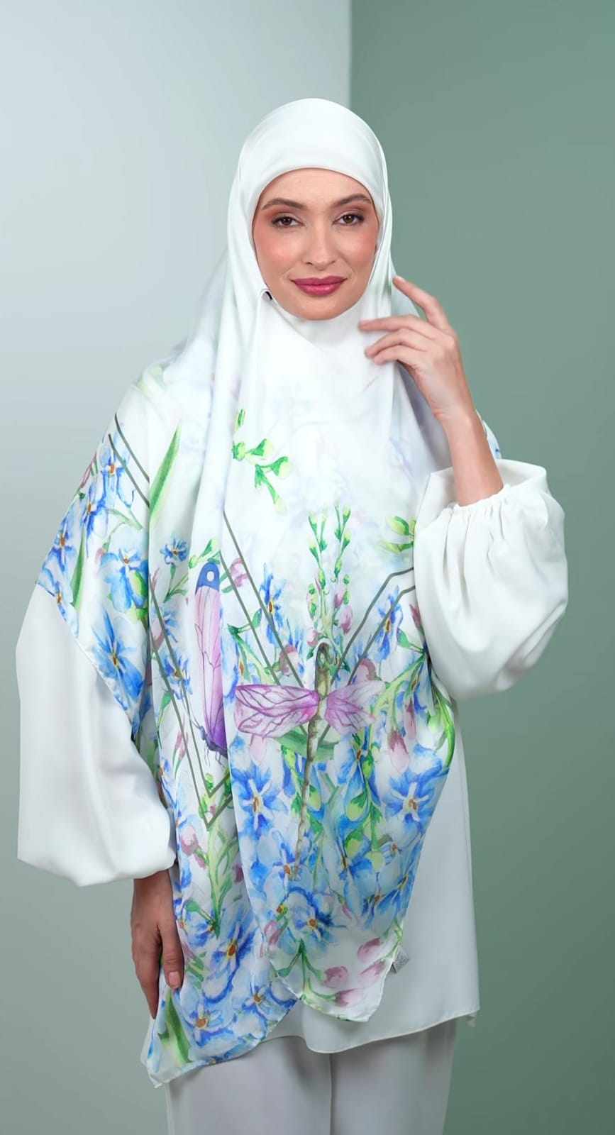 italy silk scarf KDG1