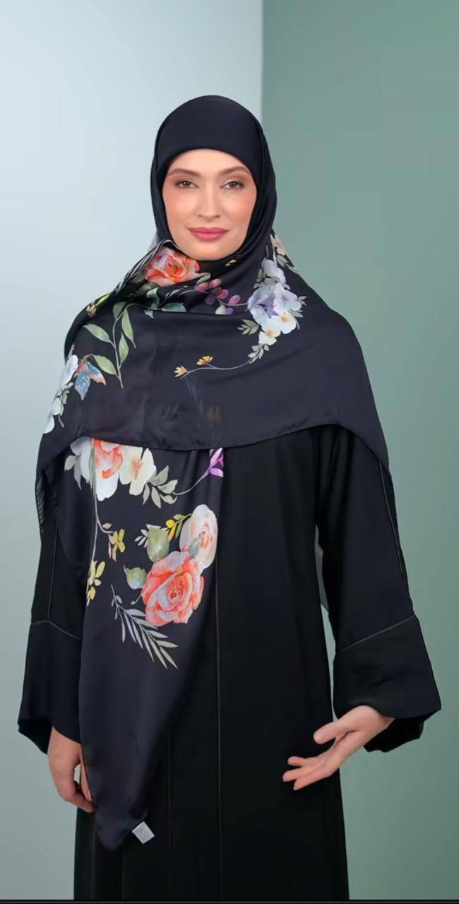 italy silk scarf KBA7