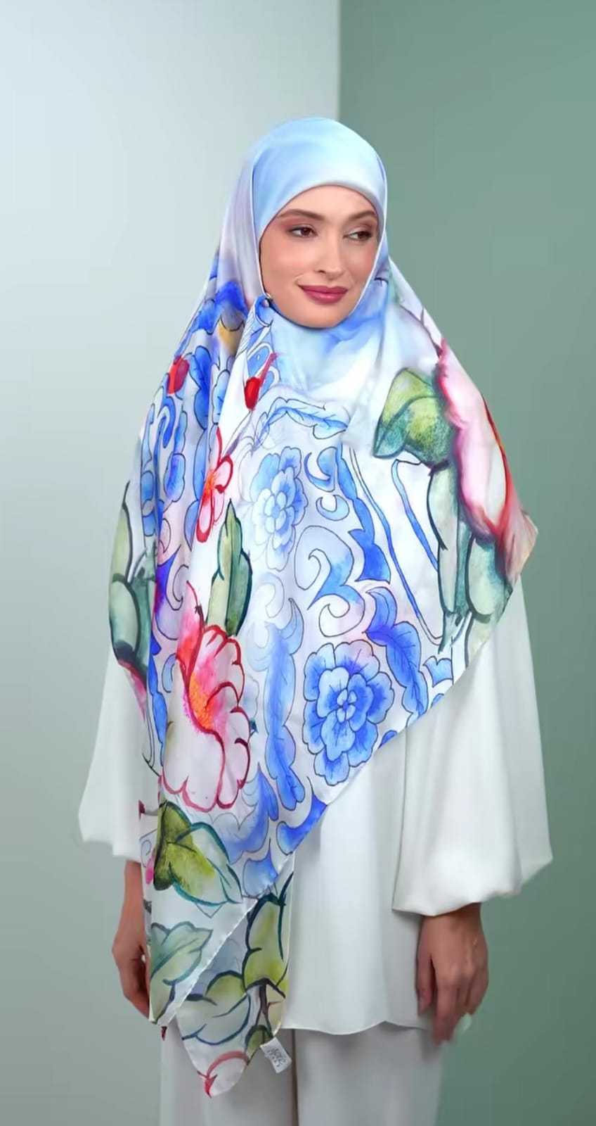 italy silk scarf NM3