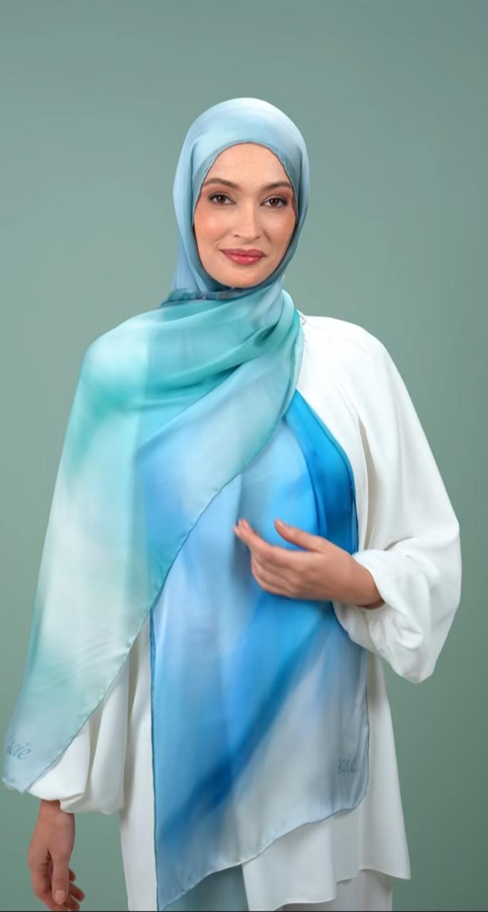 silk turkish shawl JI3