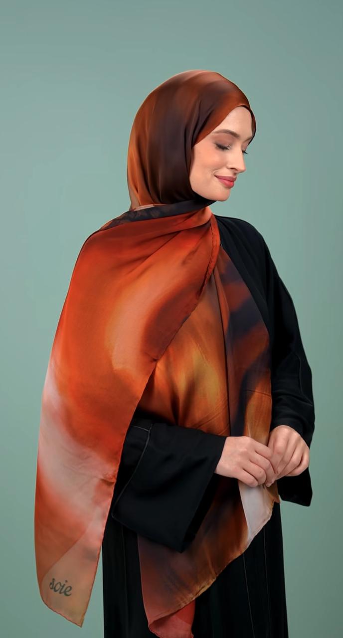 silk turkish shawl JI5