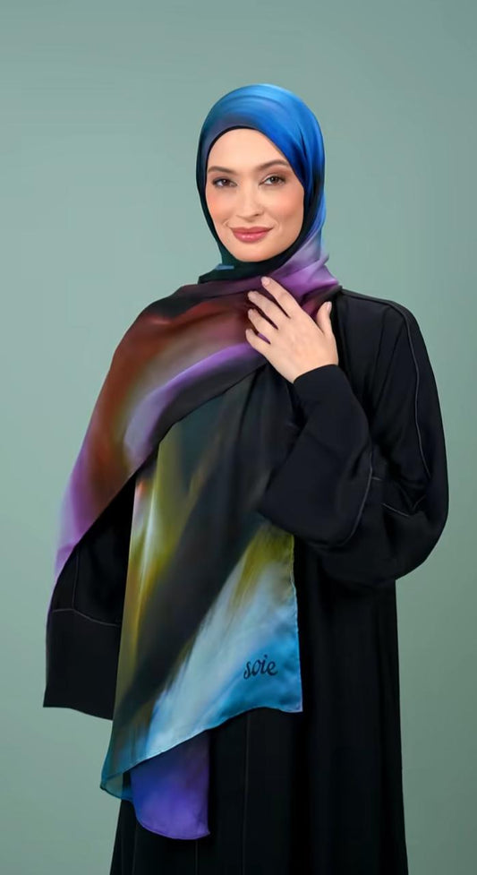 silk turkish shawl JI4