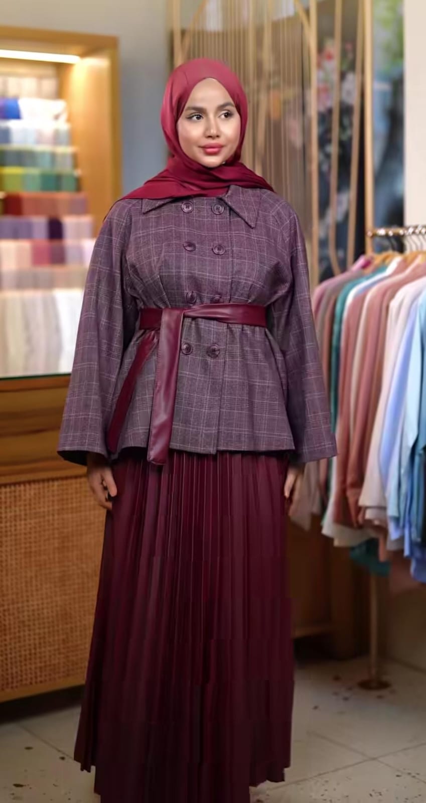 elegant skirt set