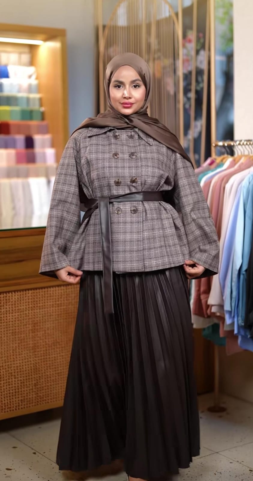 elegant skirt set