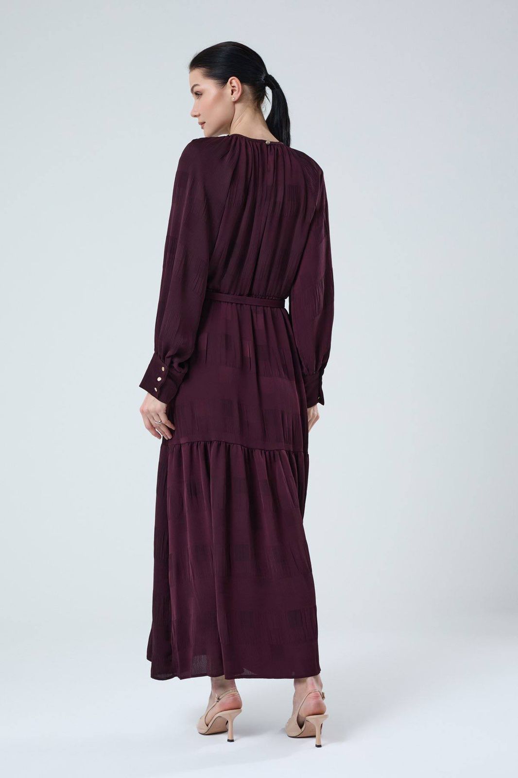 Burgundy Jupe dress