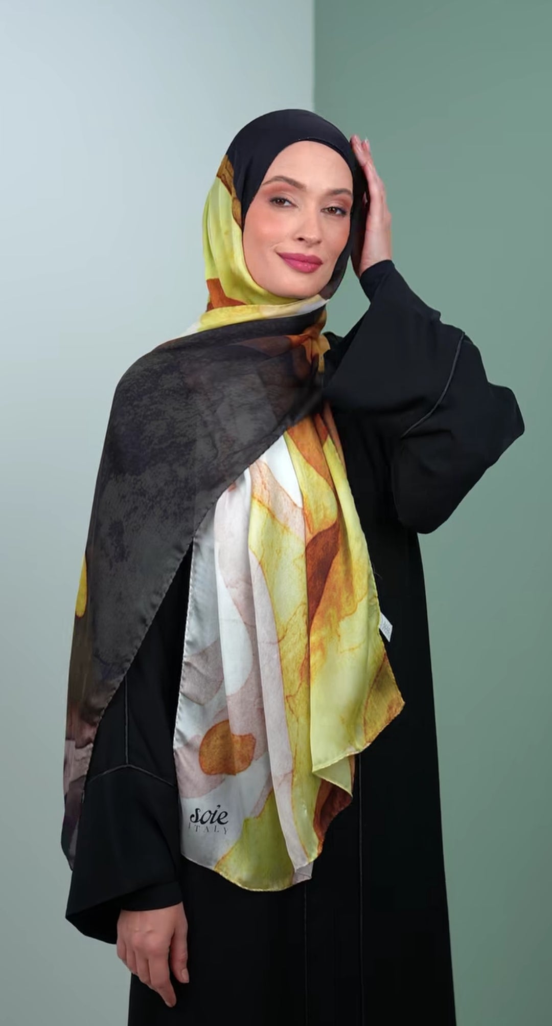 italy silk shawl GT4