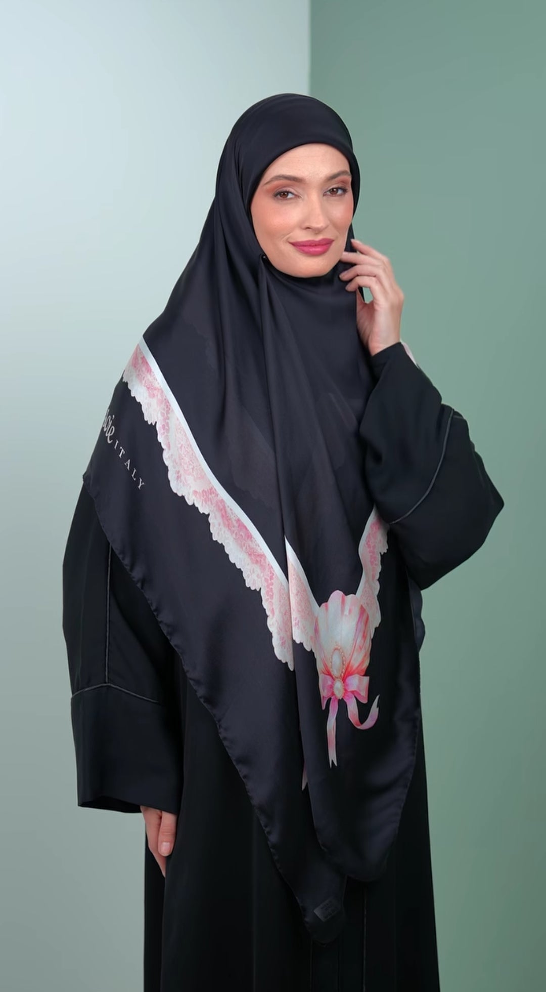 italy silk scarf KJH3
