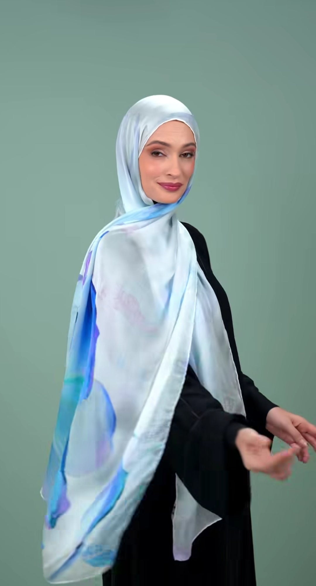 silk turkish shawl KJ2