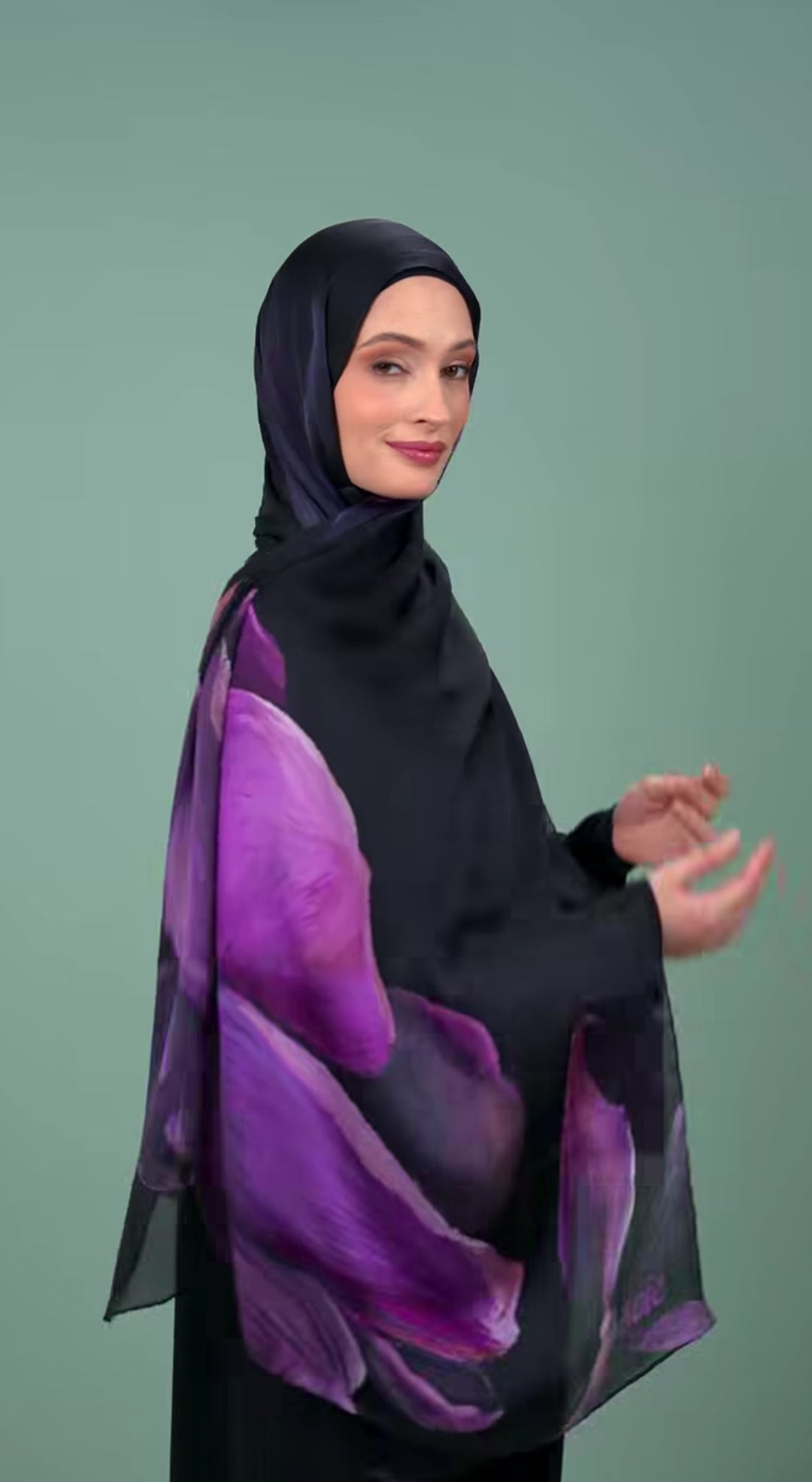 silk turkish shawl KJ3