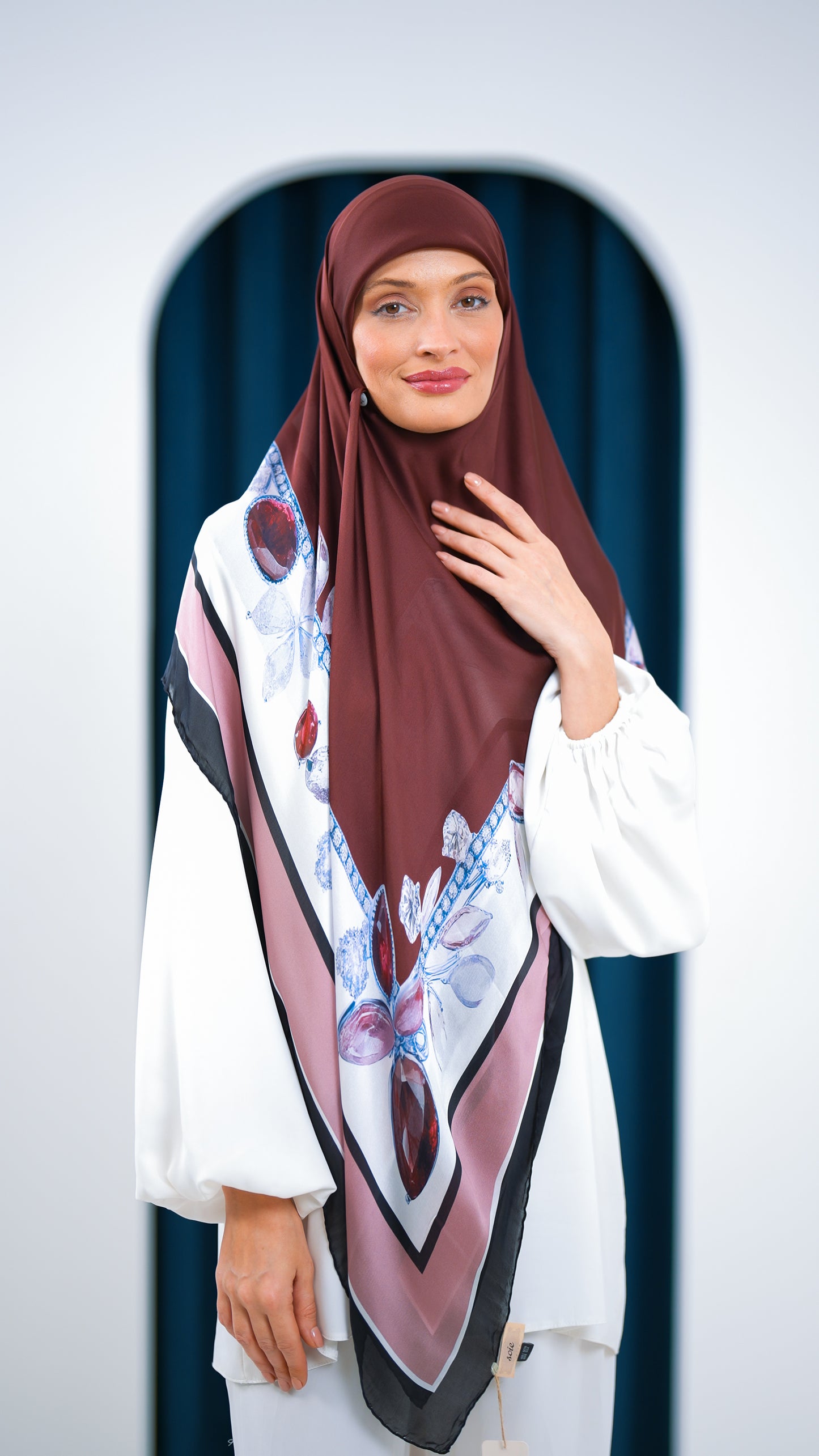Soie Turkish scarf Ctr2