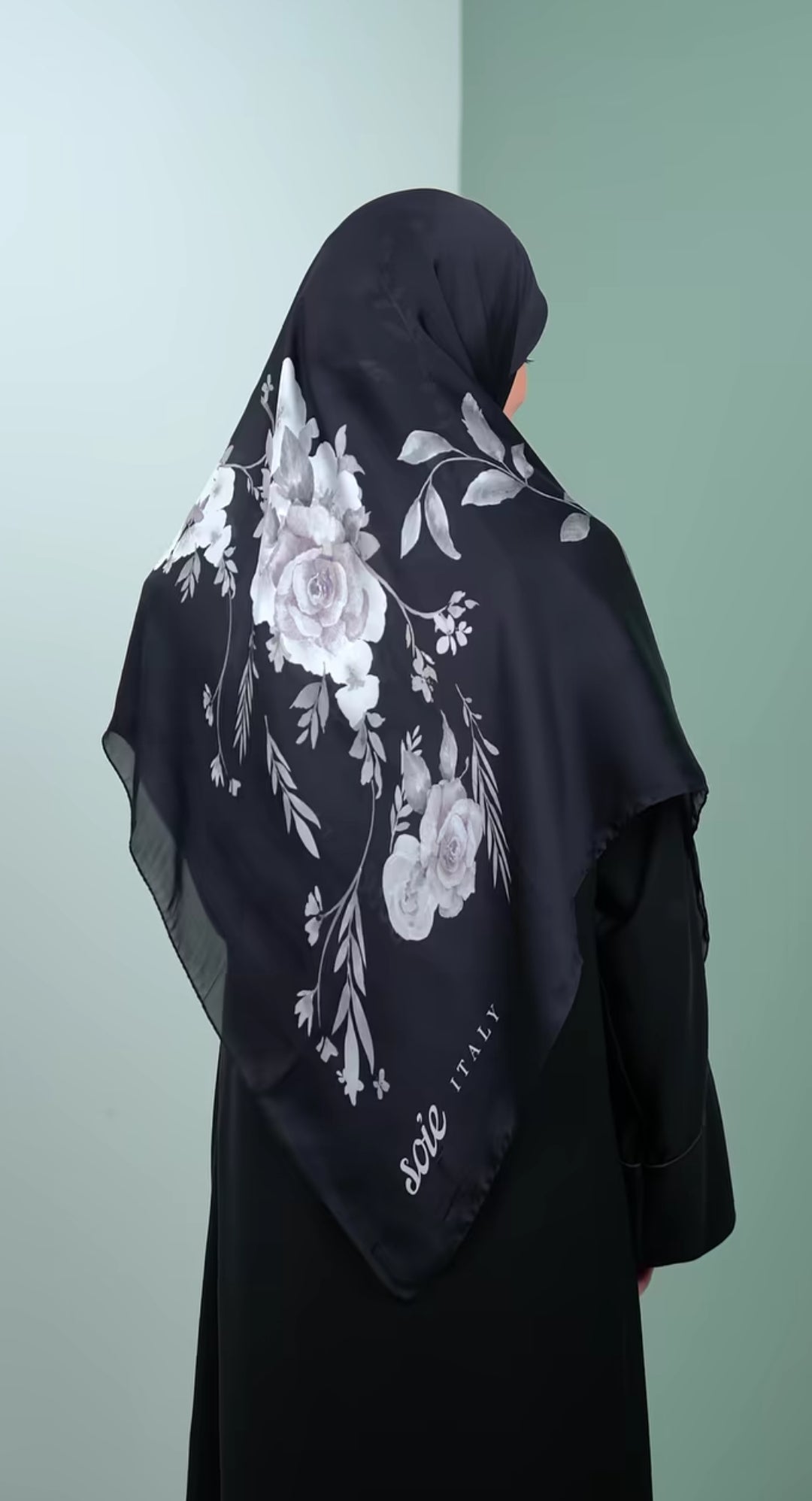 italy silk scarf KBA1