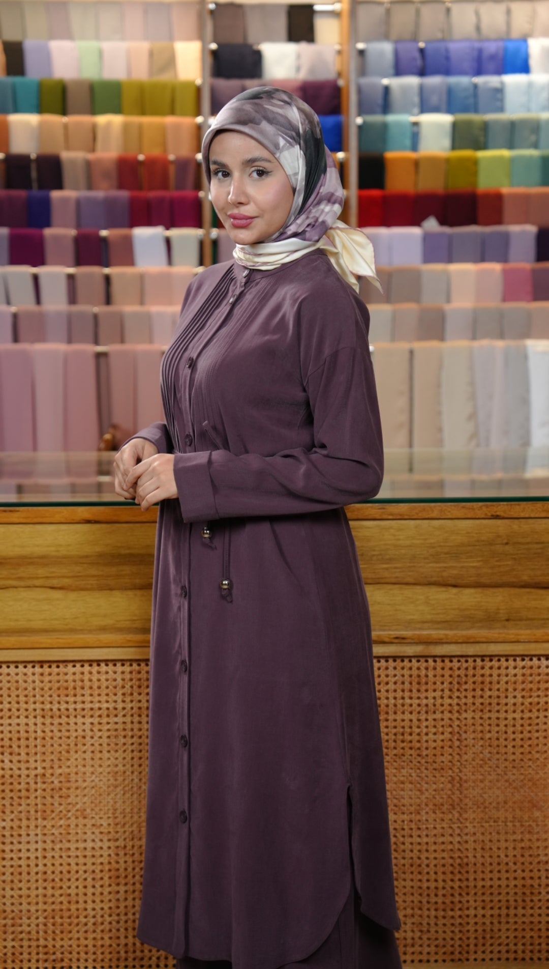 Burgundy Modest Set