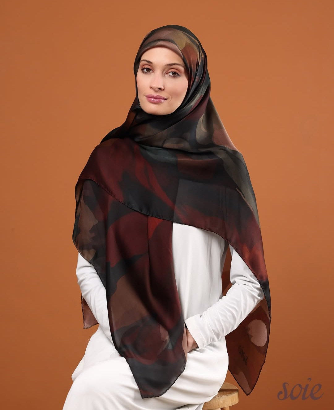 Floral Aurora scarf 1