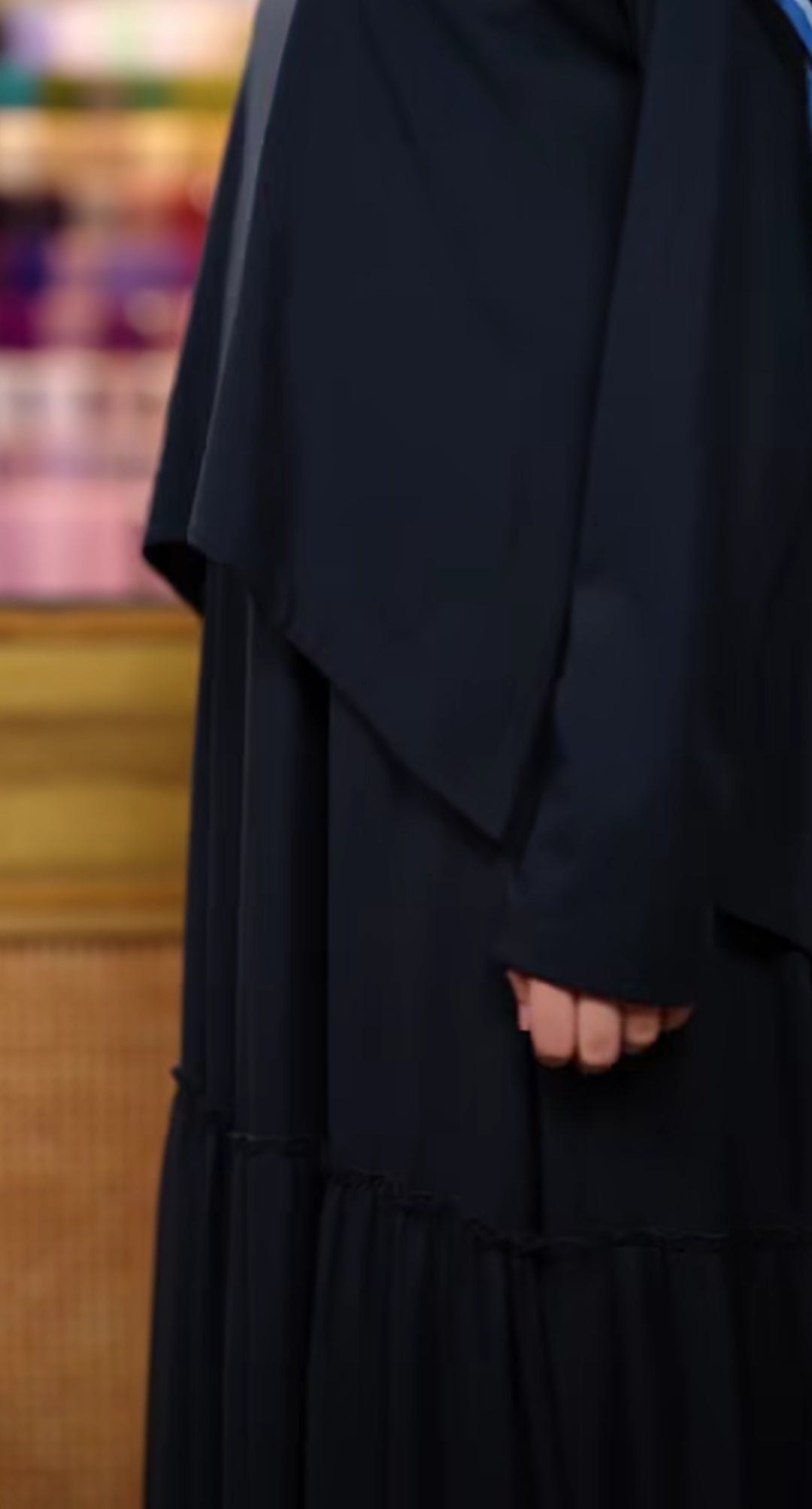 Modest Layered Maxi Dress