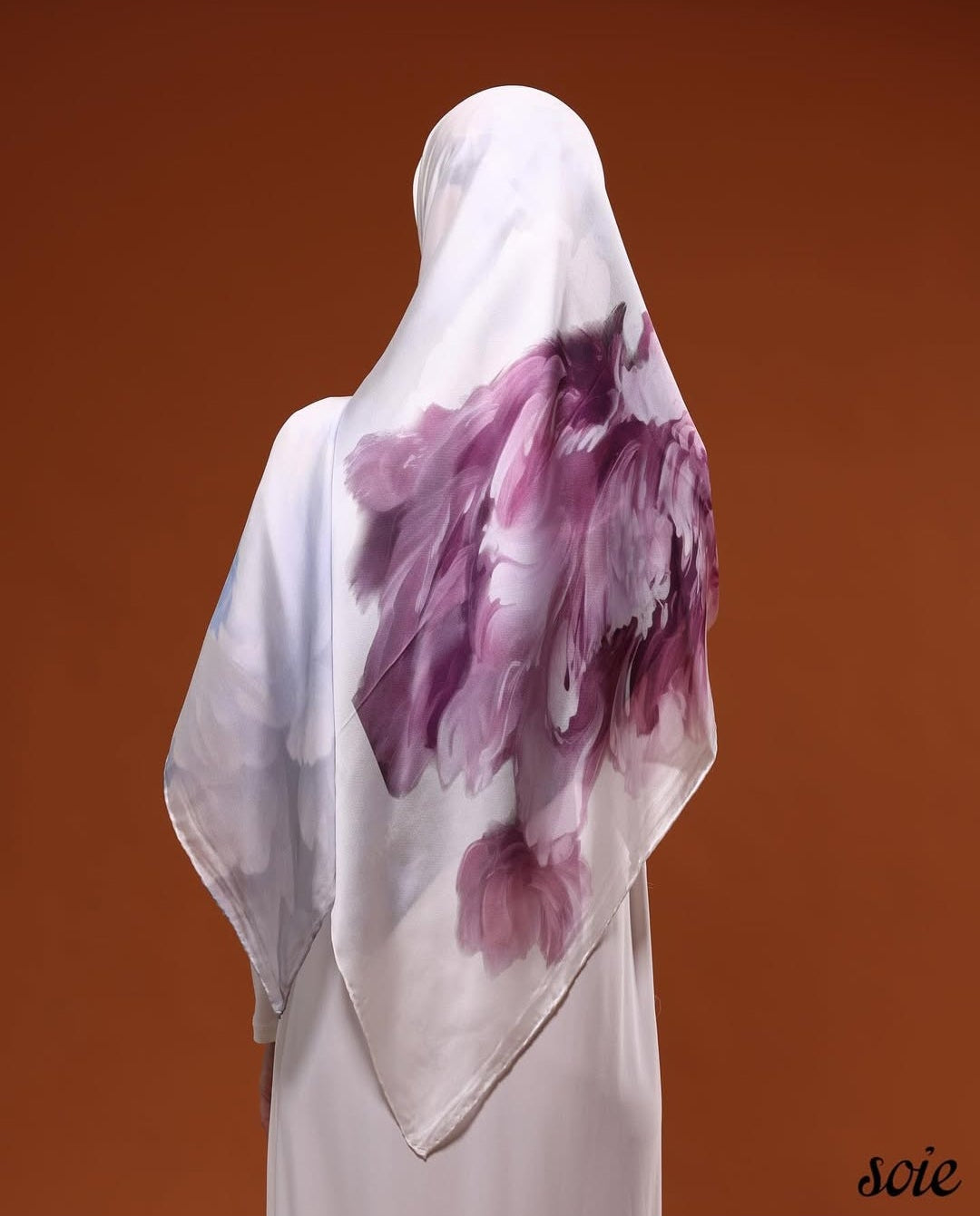Poeny flower scarf 4