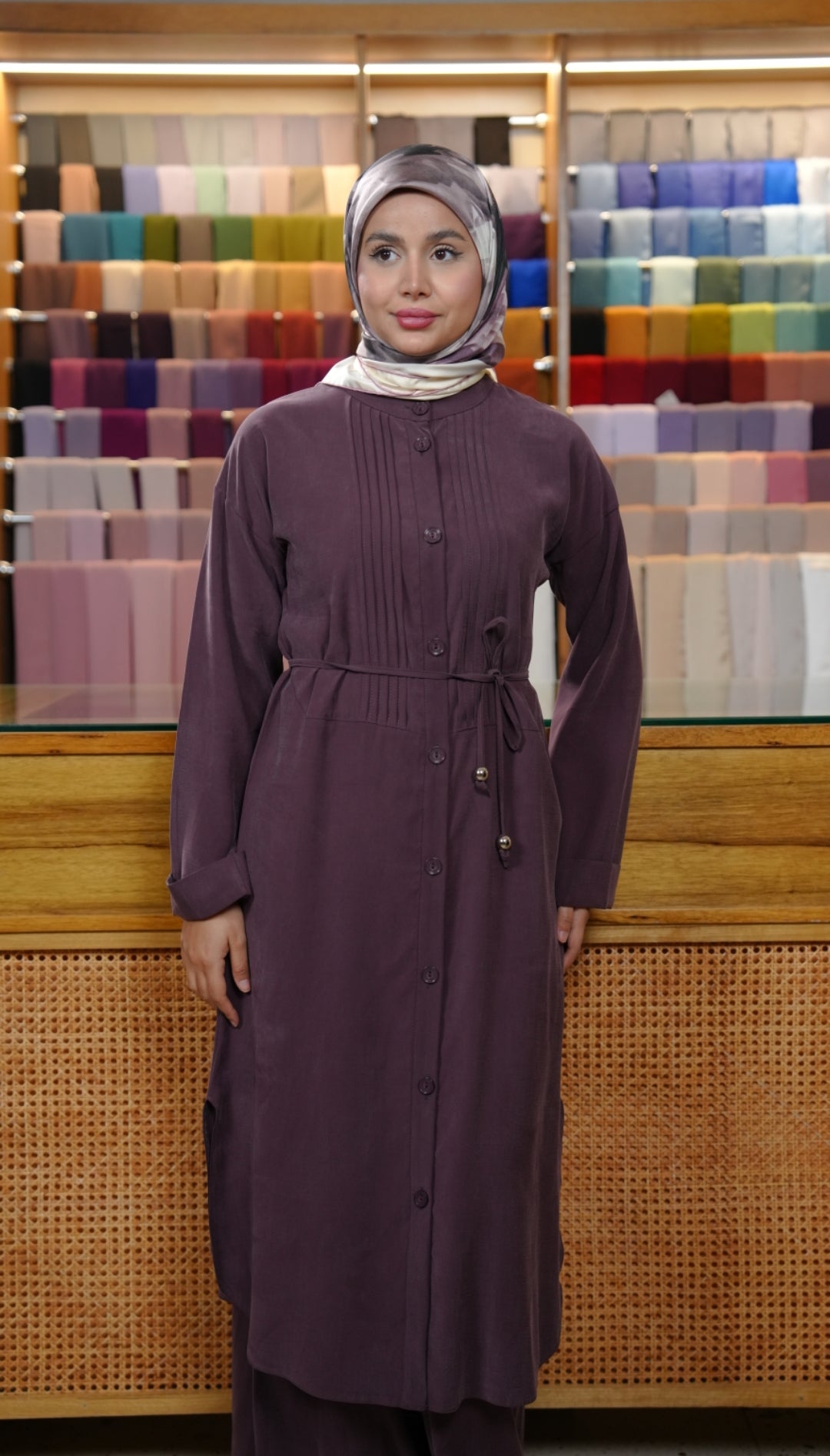 Burgundy Modest Set