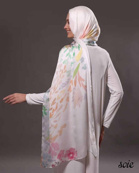 Blooming floral shawl 5