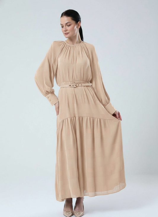 Beige Jupe dress