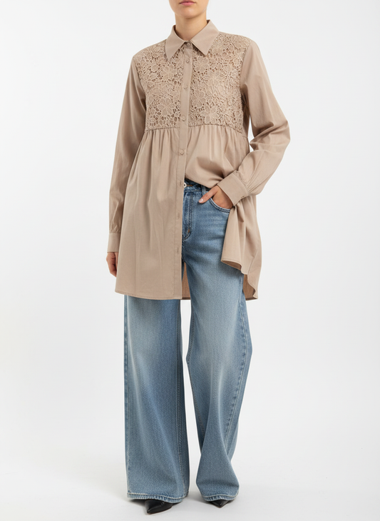 Beige shirt