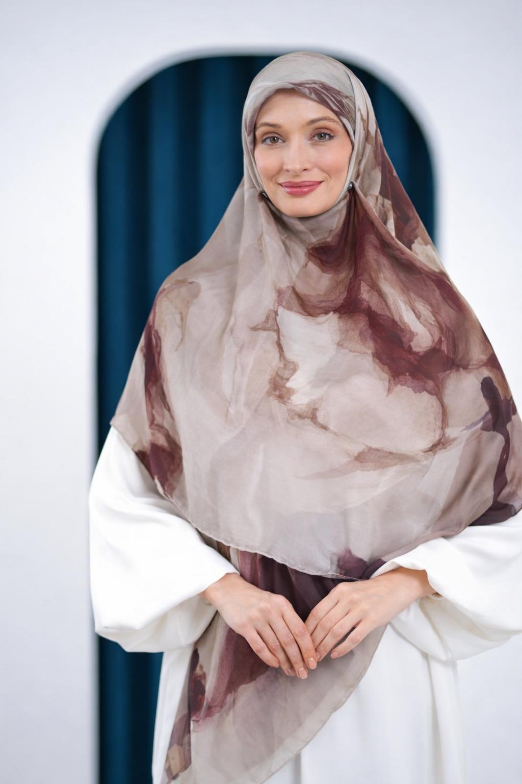 turkish silk scarf IFR8