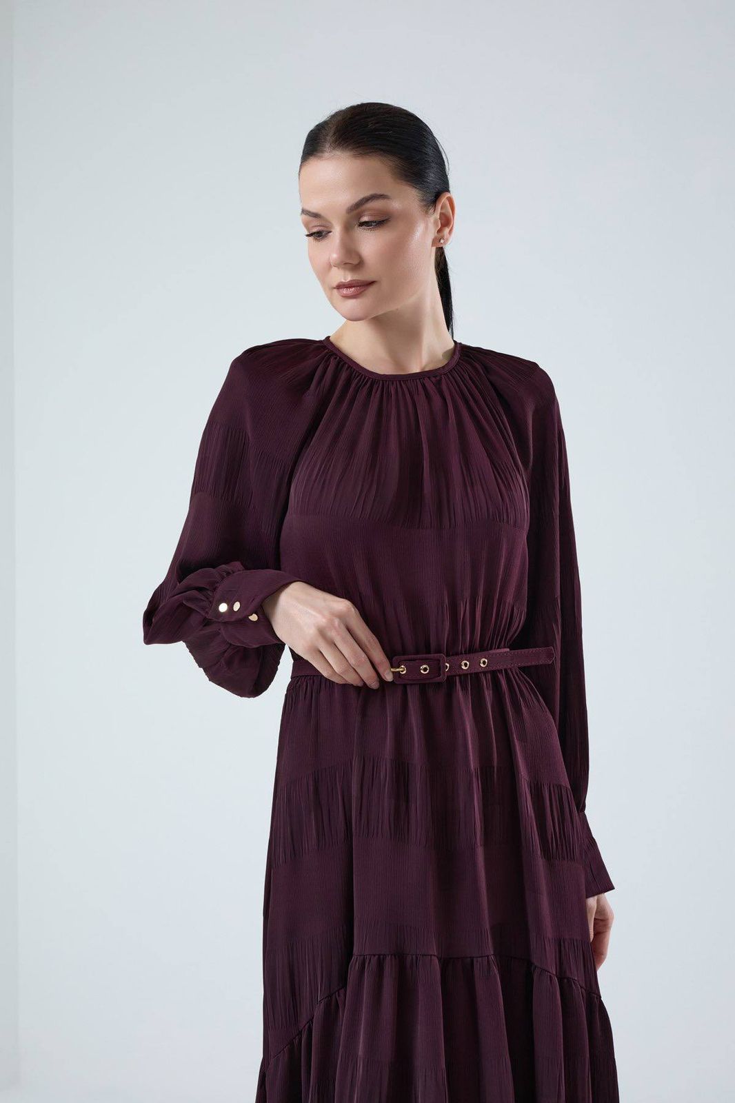 Burgundy Jupe dress