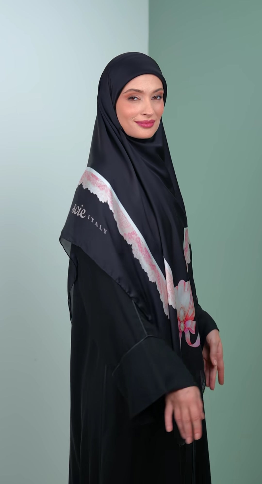 italy silk scarf KJH3