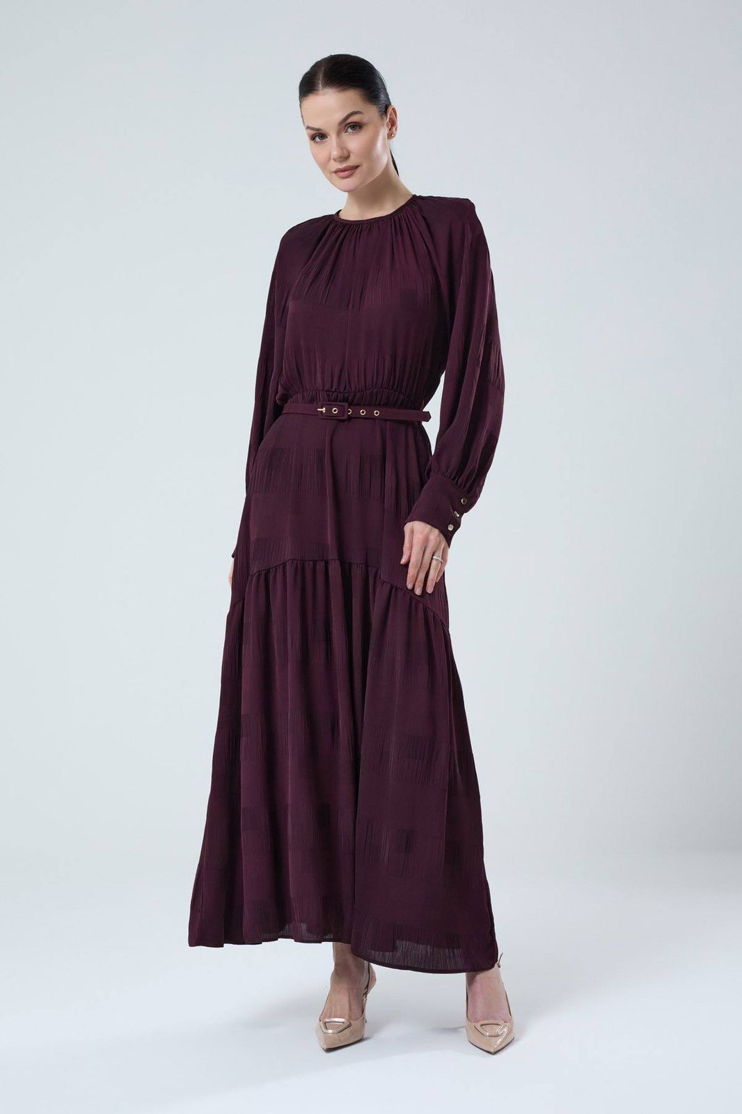 Burgundy Jupe dress