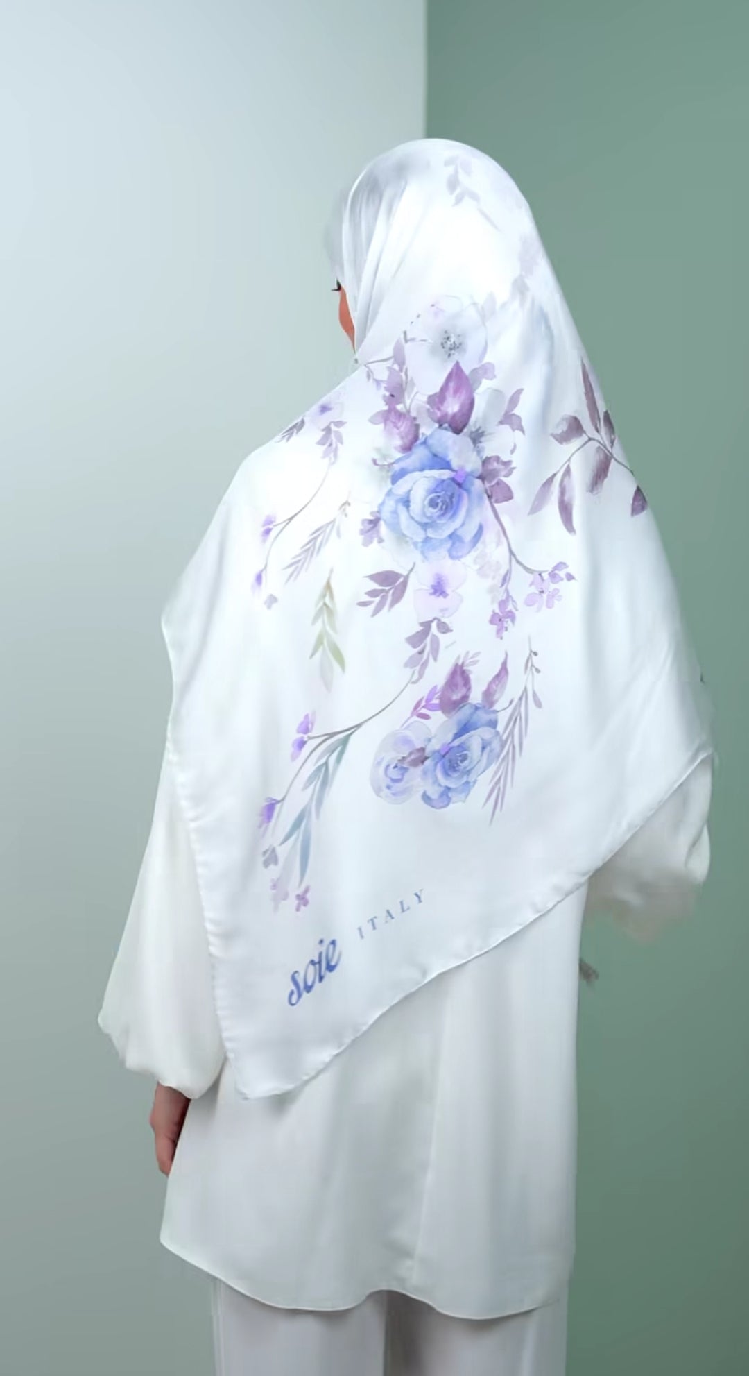 italy silk scarf KBA4